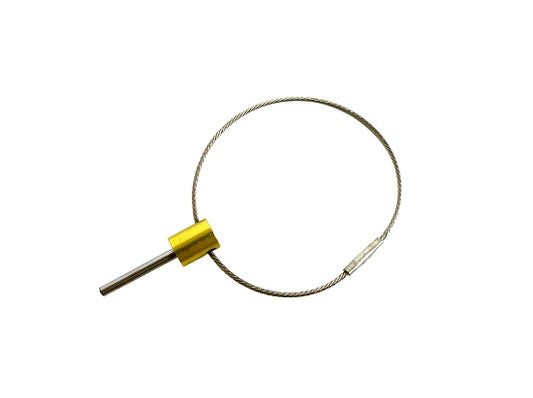 Silver replacement pin for kart locking steering support