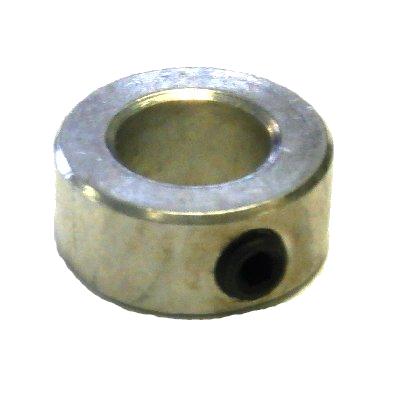 Black anodized aluminum collar with set screw for 3/4" steering shaft