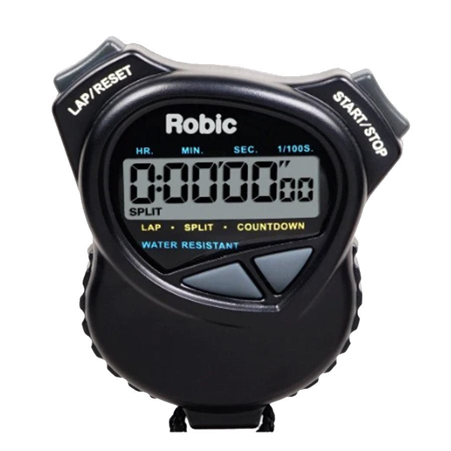 Robic Oslo 1000W stopwatch with rubber grips and digital display