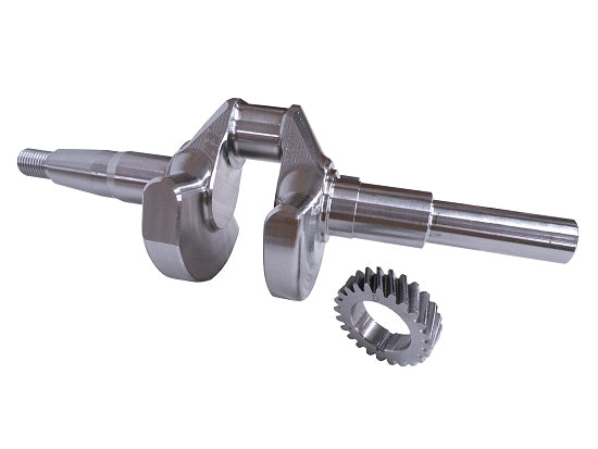 Close-up of ARC billet stroker crank with 0.175 inch stroke for Clone engines