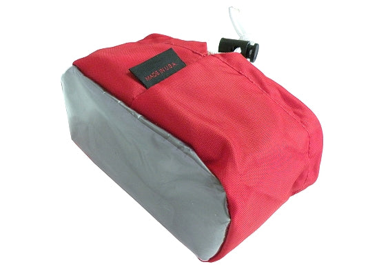 Yellow Outerwears tach bag protecting MC5 gauge with clear view