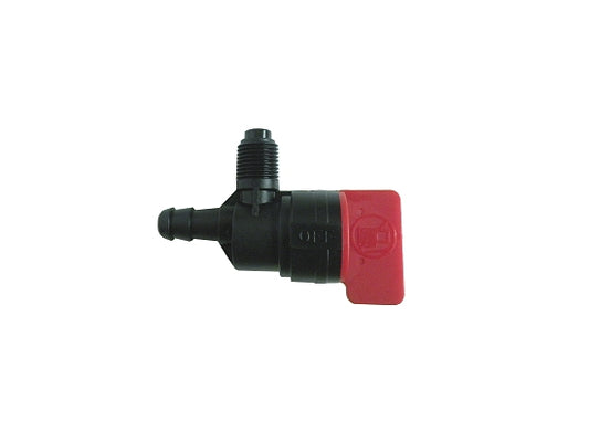 Close-up of G-Man Fuel Tank Petcock valve for kart fuel systems