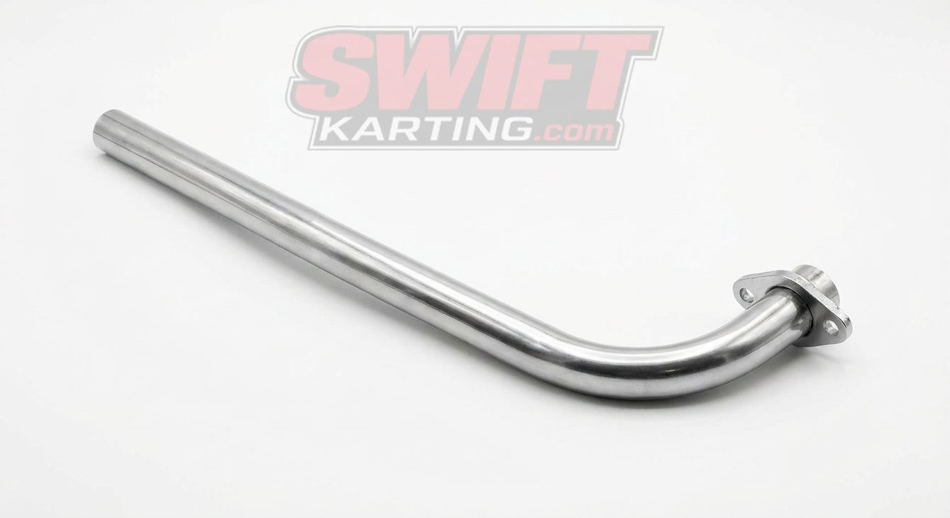 TEC5MC Silenced Curved Exhaust Pipe for Tecumseh HM-50 Engine by TEC Performance - karting parts