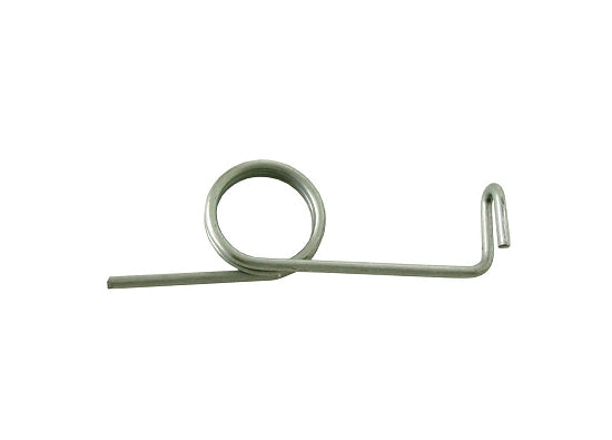 Coiled throttle return spring for stock flathead carb in karts