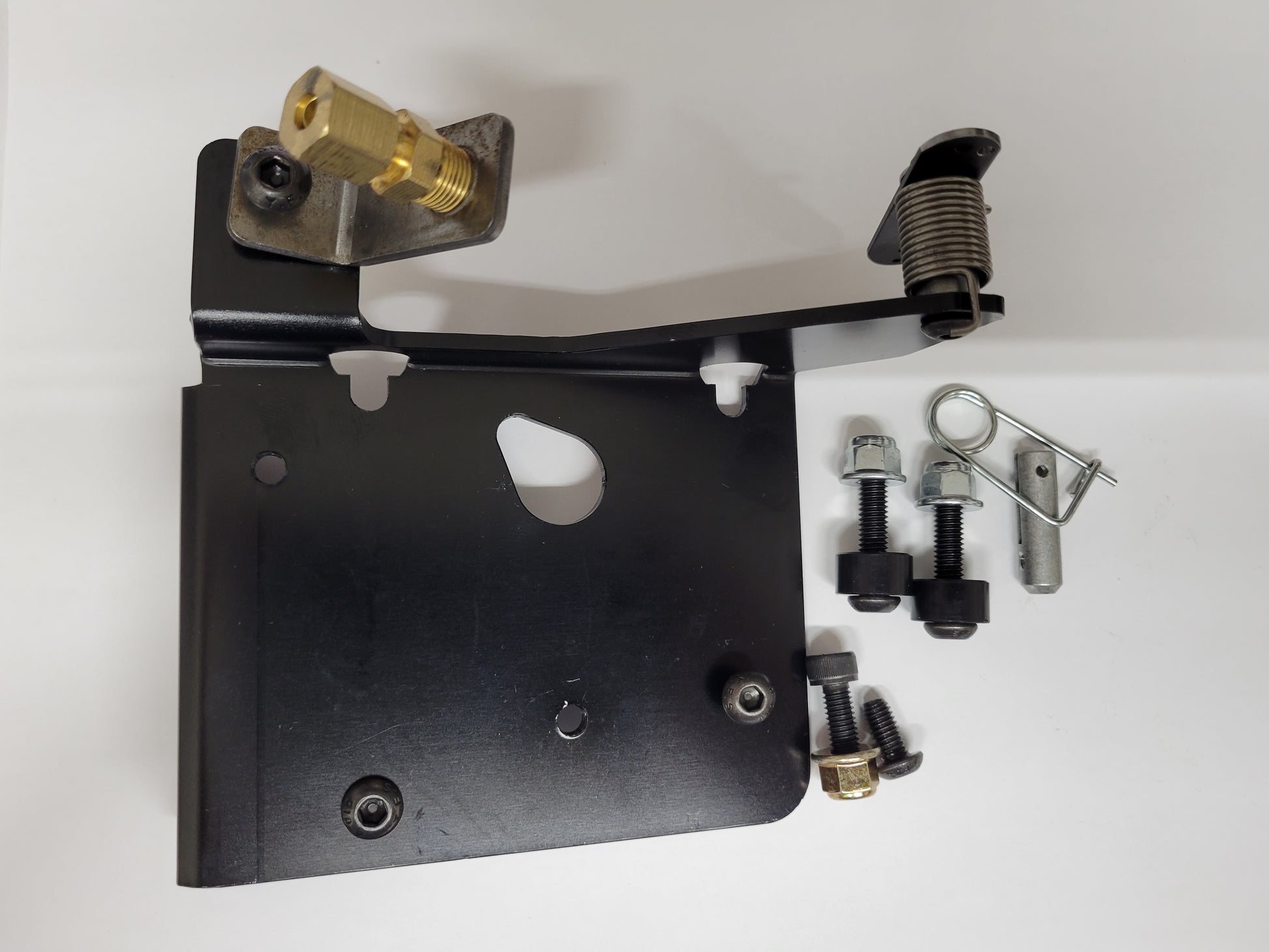 Throttle linkage kit for 72mm Tillotson block in kart engine