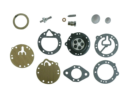OEM Tillotson RK-104HLR rebuild kit components laid out
