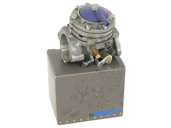 Tillotson HL334WX gas carburetor mounted on kart engine