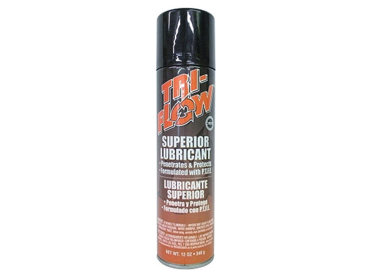 12oz aerosol can of Tri-Flow superior lubricant for kart parts
