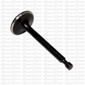 Black nitride coated 24.5mm stainless steel valve with stem