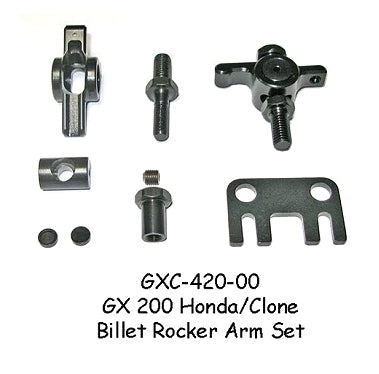 Billet steel 1.3:1 rocker arm set for GX200 Clone kart engines