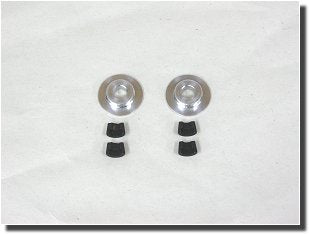 Close-up of dyno retainer and keeper kit components for Raptor dual springs