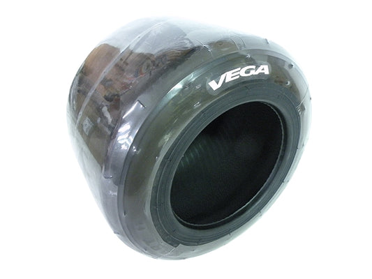 Profile view of Vega MCM White Tire 600x6 highlighting white sidewall