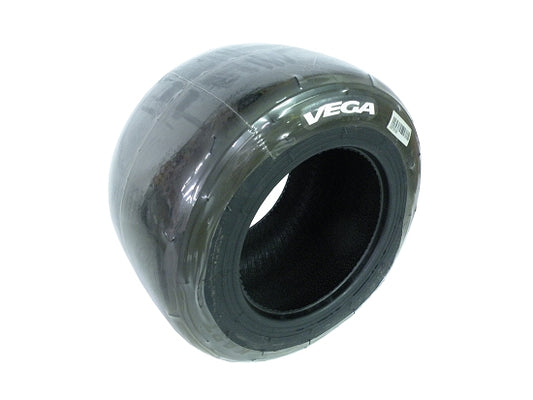 Vega MCM White Tire 650x6 mounted on rim showing full tread detail