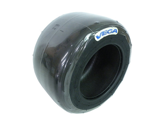 Vega MCH blue kart tire 450x6 size, oval racing tread pattern