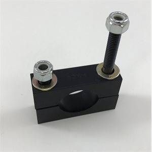 Compact short 32mm metric bracket for kart weight securing