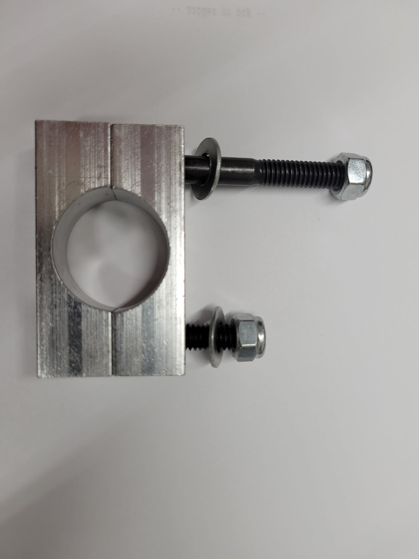 1 inch short aluminum weight bracket for kart weight placement