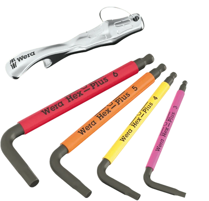 Wera 05135825001 Christmas 2026 Hex-Plus L-Key Tool Card Set & Bottle Opener