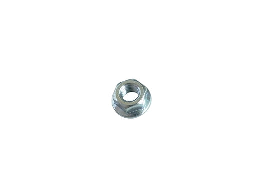 Single 5/16 inch smooth flanged nut for kart wheel applications