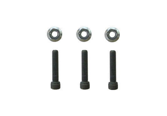3-pack of 1/4 inch bolts for kart wheel hub attachment