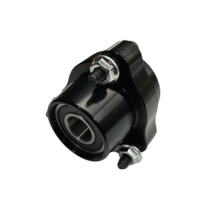 UltraFree left front stepped wheel hub with 1/4 hardware for karts