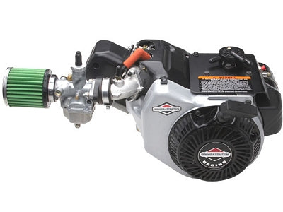 Briggs World Formula engine with starter and clutch for karts