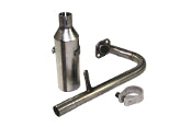 Jr. Sprint header kit with muffler for youth kart racing
