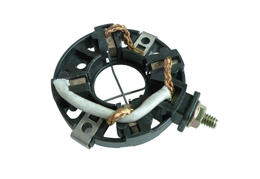 Brush retainer securing contacts in Briggs starter motor