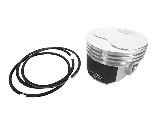 Standard piston assembly with rings and wrist pin for Briggs engine