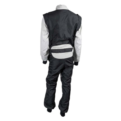 ZK-40 Youth Kart Racing Suit Black/Blue/Red